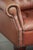 Classic English Cowhide Button-Seat Chesterfield Wing Armchair For Sale - Image 11 of 13