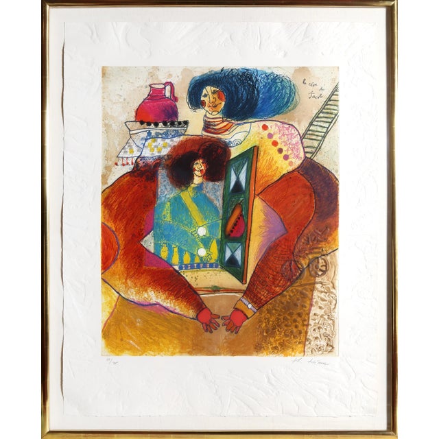 Le Reve de Jacob, Theo Tobiasse Etching For Sale In New York - Image 6 of 6