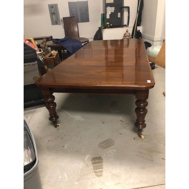 Antique English Victorian Mahogany 12 Seat Dining Table ...