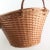 1990s Vintage Hand Woven Fruit Flower Wicker Basket For Sale - Image 5 of 13