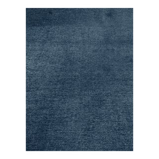 Kravet 35984.50 Modern Blue Woven Chenille Designer Fabric - 21.5 Yards For Sale