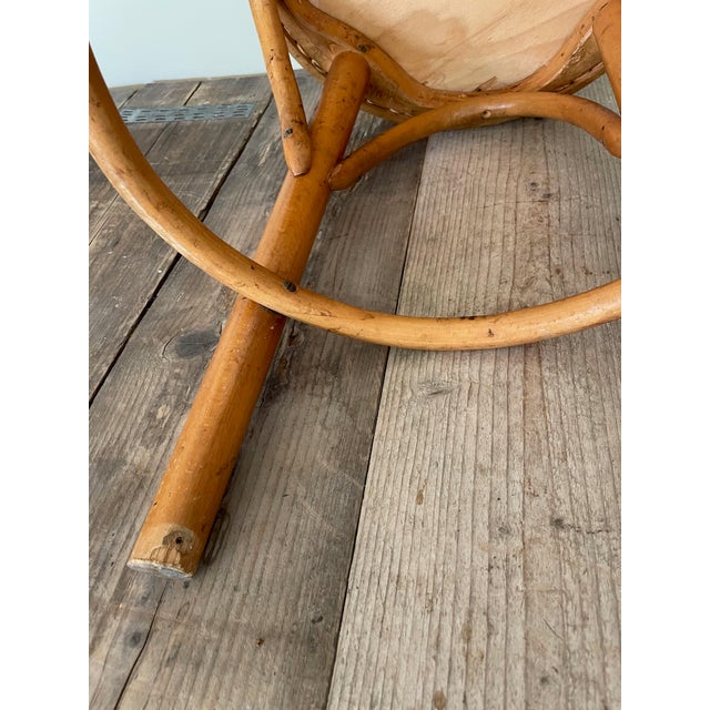 Antique Art Nouveau Cafe Stool, 1890s For Sale - Image 5 of 8