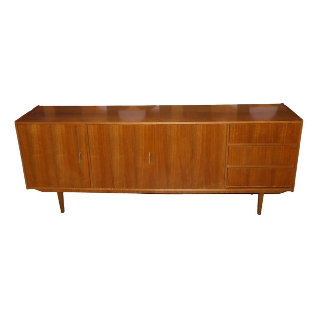 Large Sideboard in Walnut from MCM, 1960s For Sale
