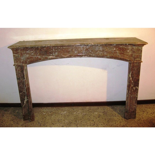Fireplace in Belgian Breccia Marble For Sale - Image 12 of 13