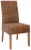 Modern 18''H Rattan Side Chair in Light Brown - a Pair For Sale - Image 3 of 7