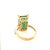 Natural Emerald Diamond Ring 14k Gold 4.37 TCW GIA Certified For Sale In New York - Image 6 of 15