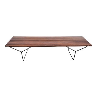 1950s Knoll Harry Bertoia Bench or Coffee Table For Sale