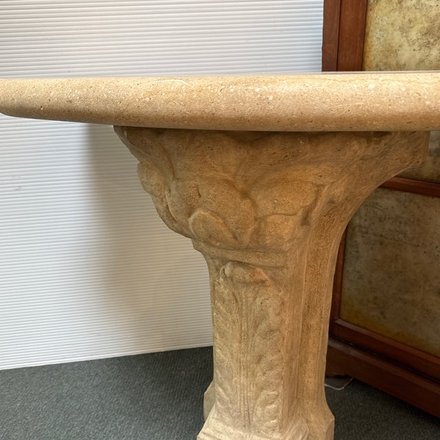 Dennis and Leen Pietra Stone Console Table For Sale - Image 12 of 12