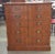 A Late 20th Century Federal Style Yew Wood Double Door Side Cabinet. Measures 42.5" in width, 23.5" in depth and 43" in...