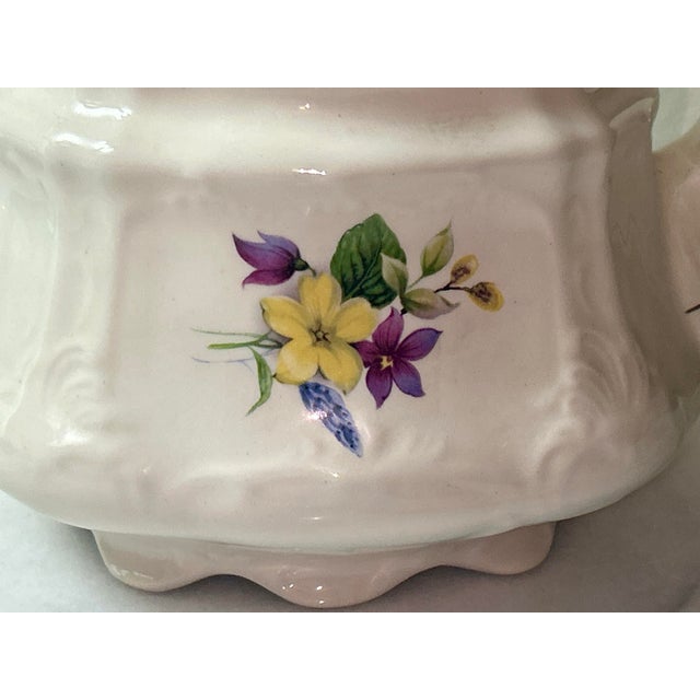 Ceramic Mid 20th Century Arthur Wood Engraved Tea Pot For Sale - Image 7 of 12