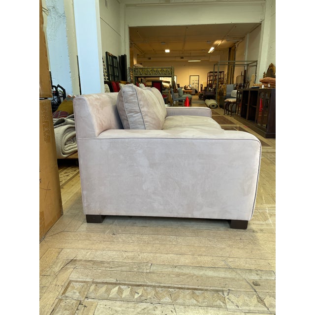 Montauk Micro Suede Goose Down Mary Sofa Chairish