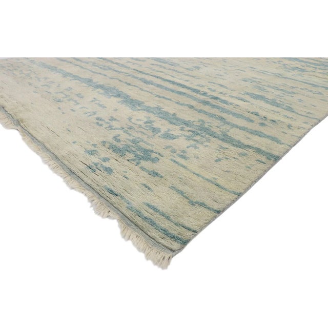 Moroccan Vintage Modern Moroccan Rug - 09'02 X 12'06 For Sale - Image 3 of 10