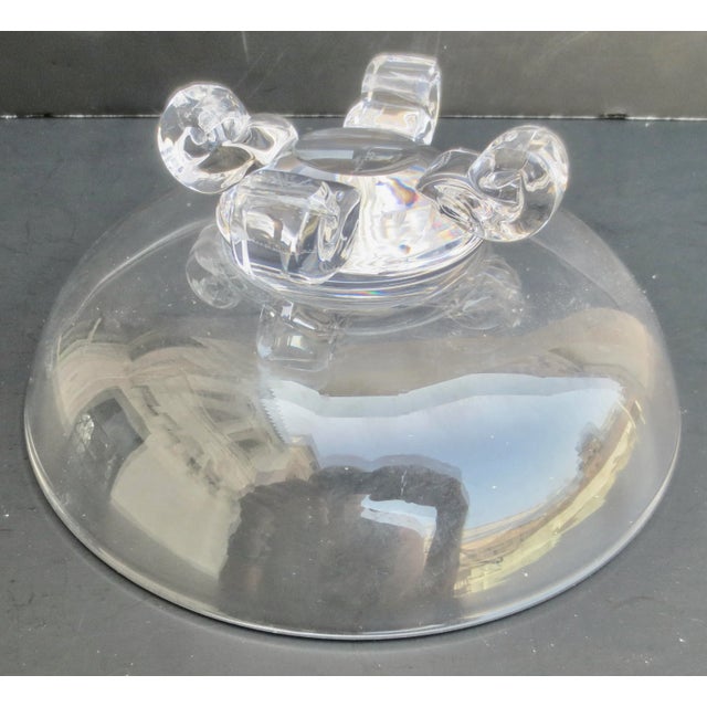 Steuben Low Footed Crystal Bowl McM' For Sale In New York - Image 6 of 6