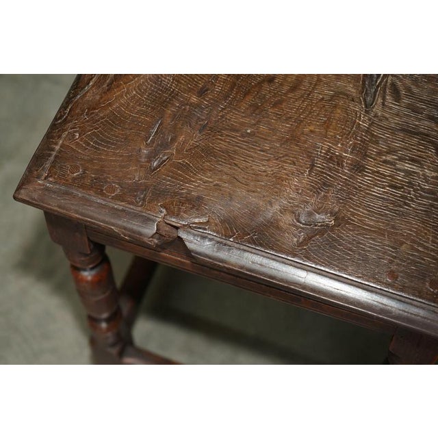Mid-17th Century English Oak Joint Stool For Sale - Image 14 of 18