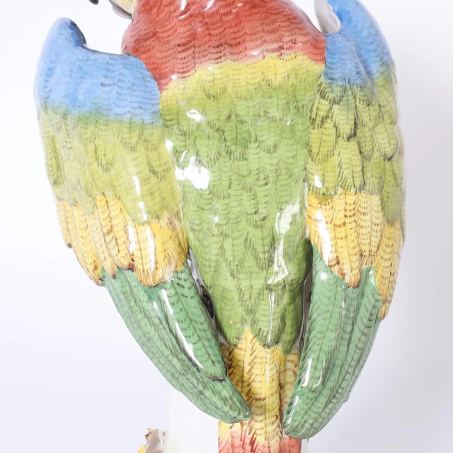 German Porcelain Parrot For Sale In West Palm - Image 6 of 8