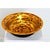 English, vintage metal washbasin that would have been used on a vanity or in a kitchen, recently updated with new gold...