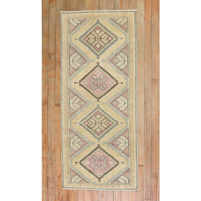 Vintage Persian Small Rug - 2' x 4'2" For Sale - Image 16 of 18