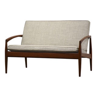 Kai Kristiansen Paperknife Danish Modern Loveseat Settee For Sale
