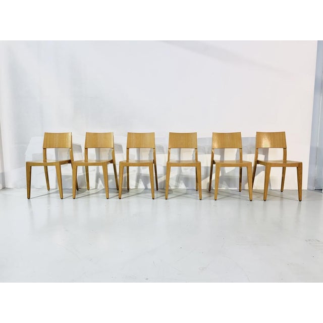 Tan Danish Beech Dining Chairs, 1980s, Set of 6 For Sale - Image 8 of 18