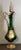 Vintage Venetian Tre Fuochi Gilded Emerald Green Glass Decanter and 5 Goblets For Sale In New Orleans - Image 6 of 10