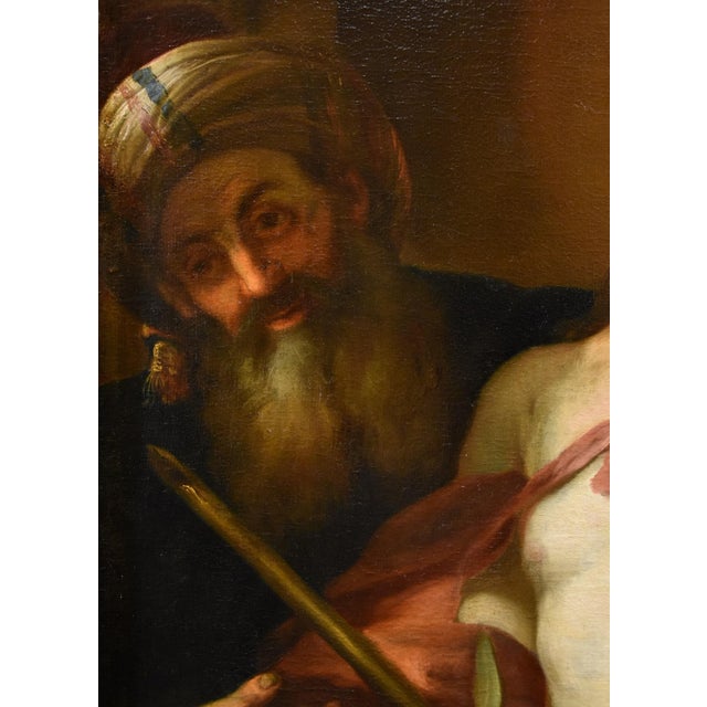 Workshop of Valerio Castello, Ecce Homo, 1650, Oil on Canvas, Framed For Sale - Image 12 of 17