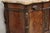 Antique French Louis XV Baroque Burl Walnut Marble Top Commode 5 Drawer Dresser For Sale - Image 13 of 16
