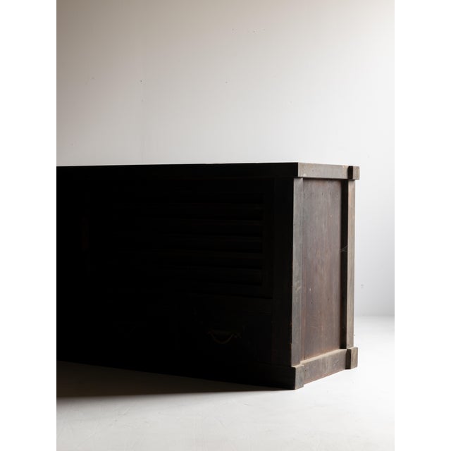 Japanese Antique Large Tansu 1860s-1900s / Sideboard Wabi Sabi For Sale - Image 16 of 18