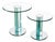 Glass Side Tables by Luigi Massoni for Gallotti & Radice, Italy, 1970s, Set of 2 For Sale