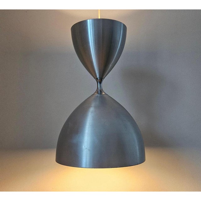 1960s Large Mid-Century Vega Pendant by Jo Hammerborg for Fog & Mørup, Denmark, 1960s For Sale - Image 5 of 18