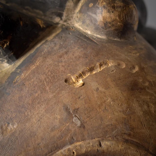 Early 20th Century Suku Helmet Mask For Sale - Image 12 of 14