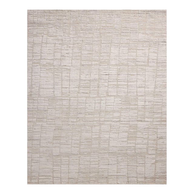 Jean Stoffer x Loloi Daniel Antique Ivory 9'-6" x 13'-6" Area Rug For Sale