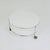 Mid-Century Strind Coffee Table in White Glass and Nickel-Plated Steel by Ehlén Johansson for Ikea, Sweden, 1990s For Sale - Image 6 of 13