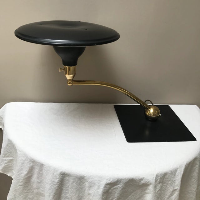1950s Mid-Century Modern Wheeler Sight Light Desk Lamp by Leroy Doane For Sale - Image 5 of 9