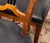 Black Set of 10 Biedermeier-Style Colombian Dining Chairs in Mahogany & Black Leather For Sale - Image 8 of 10