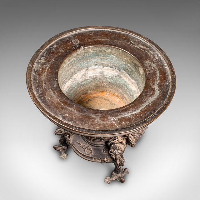 Metal 1850's Antique Censer Bowl For Sale - Image 7 of 11