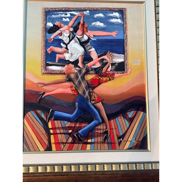 Contemporary Glynn Marcus “Life Imitating Art (Picasso Painting)” Giclee on Canvas With Hand Embellishment and Bas Relief Signed For Sale - Image 11 of 11