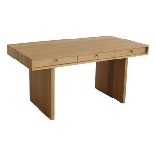 Desk in Oak Veneer, 2000s For Sale
