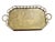 Large Mid Century Brass Bamboo Style Tray For Sale In Tampa - Image 6 of 7