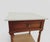 Louis XVI French Nightstand with White Marble Top, 1940s For Sale - Image 4 of 11