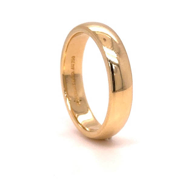 2020s Tiffany & Co. 18ct Yellow Gold Forever Wedding Band 7g, Size 8 For Sale - Image 5 of 6