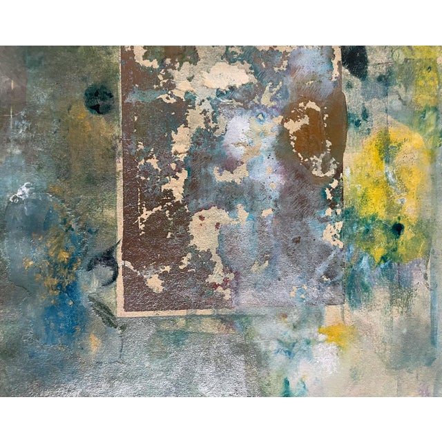Abstract A Glimpse of Silver, Mixed Media on Canvas by Lois Gold For Sale - Image 3 of 5