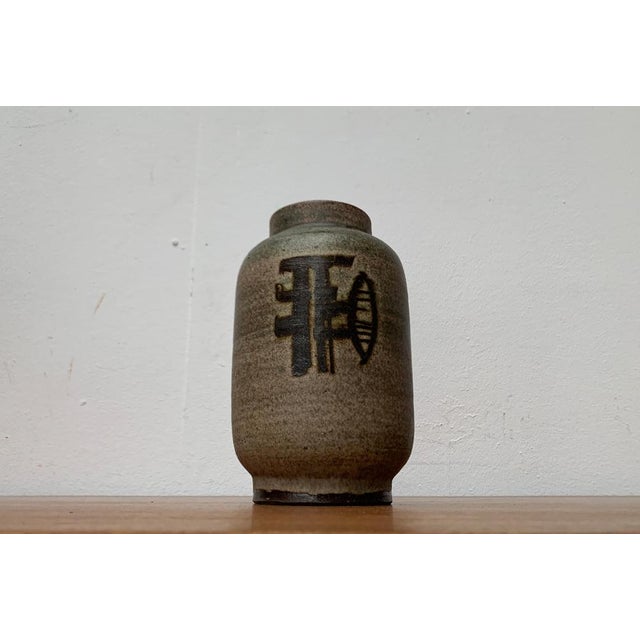 Mid-Century German Studio Pottery Vase by Karl Jüttner, Saalfeld, 1960s For Sale - Image 14 of 18
