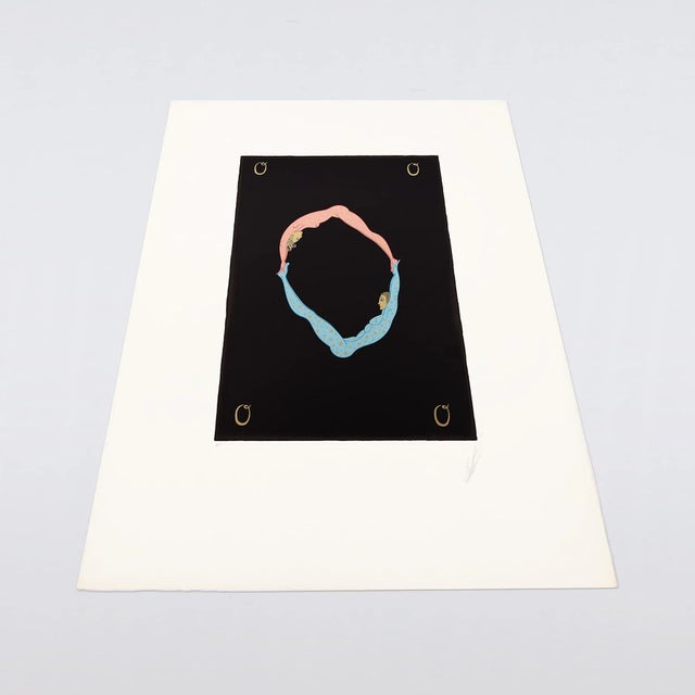 Modern Erté, Artist's Proof: Letter O, Limited Edition Serigraph, 1976 For Sale - Image 3 of 11