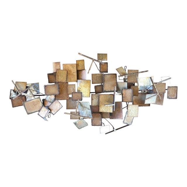 C Jere Artisan House Mid Century Style Metal Wall Art Chairish