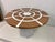 Vintage Red and White Marble Dining Table, 1970s For Sale - Image 11 of 16