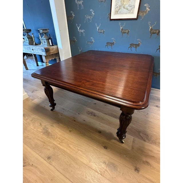 Antique Dining Table in Mahogany For Sale - Image 11 of 15