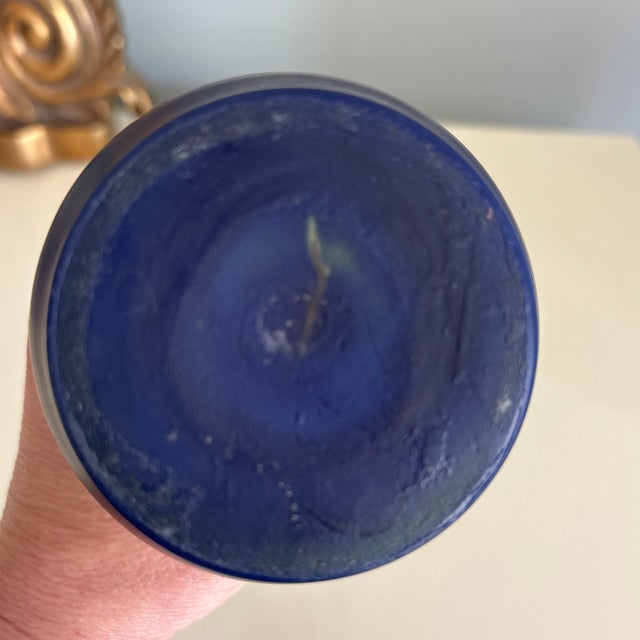 DeVez French Cameo Art Glass Vase For Sale - Image 11 of 12