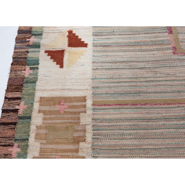Textile Doris Leslie Blau Vintage Swedish Rug For Sale - Image 7 of 8