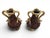 French Turned Red Marble Vases with Gilt Bronze Mounts, 1800, Set of 2 For Sale - Image 4 of 11