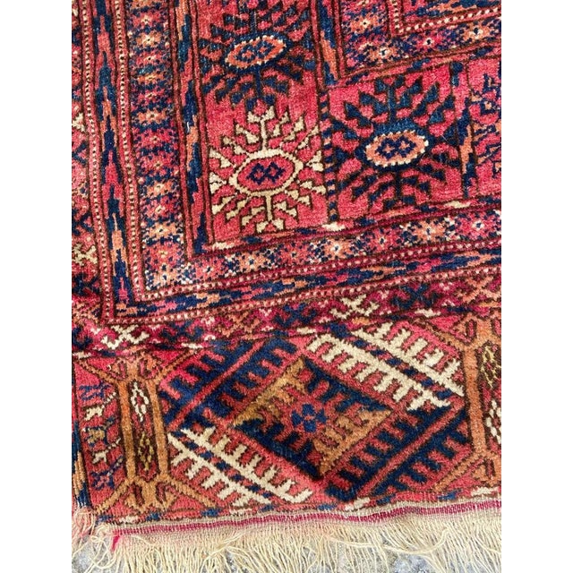 Vintage Turkmen Bokhara Rug, 1950s For Sale - Image 10 of 17